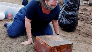 کشف یک کپسول زمان زیر مجسمه ۱۳۰ ساله در ویرجینیا