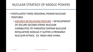 Lecture 9 (2.22.2021) - Nuclear *** Proliferation - Policy
