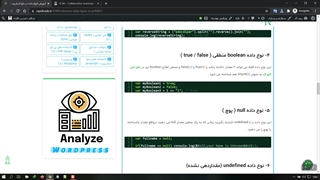 آموزش انواع داده در جاوااسکریپت (Data Types)