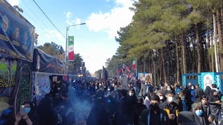 سالگرد حاج قاسم سلیمانی - گلزار شهدای کرمان