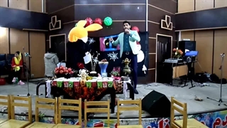 اجرای نمایش کودکانه در جشن مهد