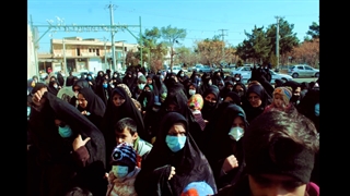 کاروان عزاداری حضرت فاطمة الزهرا(س) با حضور  هیات آزاد شهر خیر آباد و عیش آباد یزد