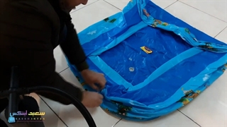 استخر بادی مستطیلی کوچک زیبا