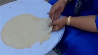 پخت نان سبزیجات با ساج گازی