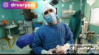فیلم جراحی سنگ شاخ گوزنی