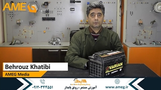 باتری کلسیمی (اتمی)  و مجرای تهویه آن