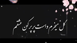 امشب تولد یه  عشقیه تولدت مبارک