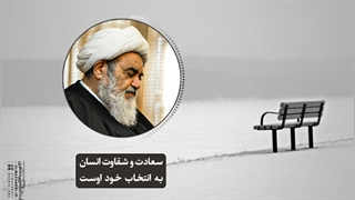 سعادت و شقاوت انسان به انتخاب خود اوست(آیت الله العظمی مظاهری)