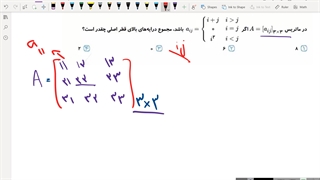 آشنایی با مفهوم ماتریس فصل یک دوازدهم