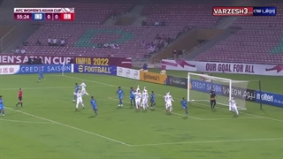 خلاصه فوتبال زنان هند-ایران