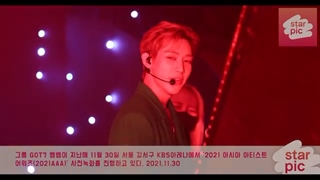 پشت صحنه اجرای بم بم در Asia Artist Awards