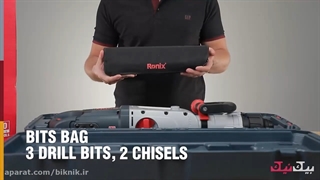 فیلم آنباکس دریل بتن کن رونیکس 2750