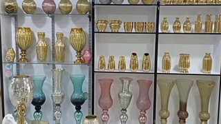 تولیدی گلدان دکوری آذر بلور - بازار صالح آباد تهران