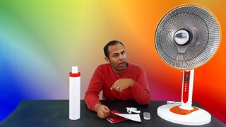 یک بخاری برقی هالوژنی عرشیا