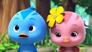 کارتون کاتوری : جوجه های رنگی بامزه