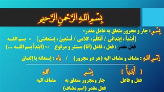 تجزیه و ترکیب کاربردی - درس 15 - تجزیه و ترکیب سوره حمد آیه 1 - محمد اسدی
