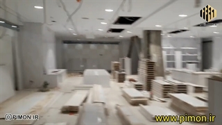 طراحی و اجرای دکوراسیون فروشگاه شمعدون