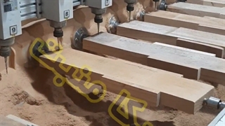 نرده پله منبت مدل  گل پیچک