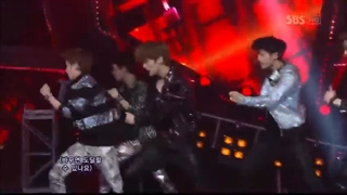 اجرای آهنگ MAMA از اکسو در موزیک شو Inkigayo