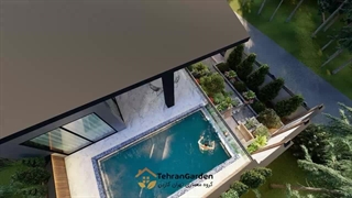 طراحی نما ویلا در گیلان تهران گاردن