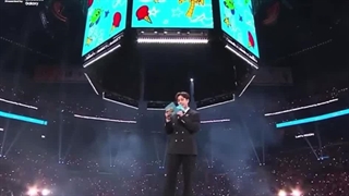 کات مجری گری بنگ چان ( STRAY KIDS) در مراسم KCON لس آنجلس♡♡