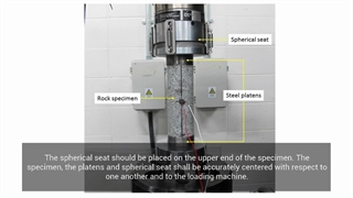 آموزش آزمایش مقاومت فشاری تک محوره طبق استاندارد ISRM