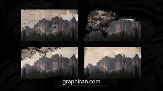 مجموعه ترانزیشن جوهر برای افترافکت + دانلود