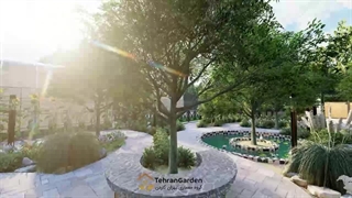 محوطه سازی باغ ویلا در ساوه تهران گاردن