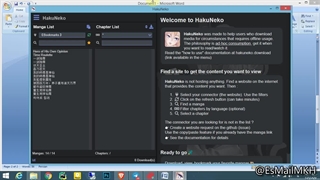 آموزش کار با برنامه HakoNeko برای دانلود مانهوا و مانها نسخه اصلی با کامپیوتر