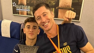 دوستی بزرگ لواندوفسکی و گاوی